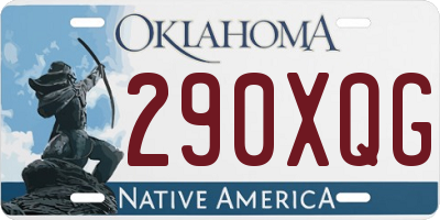OK license plate 290XQG