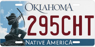 OK license plate 295CHT