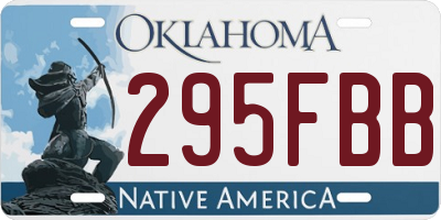 OK license plate 295FBB
