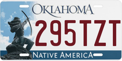 OK license plate 295TZT