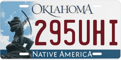 OK license plate 295UHI