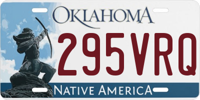 OK license plate 295VRQ