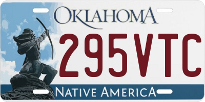 OK license plate 295VTC