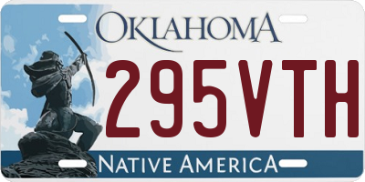 OK license plate 295VTH