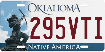 OK license plate 295VTI