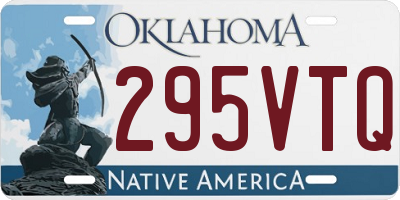 OK license plate 295VTQ