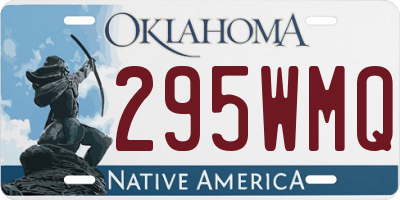 OK license plate 295WMQ