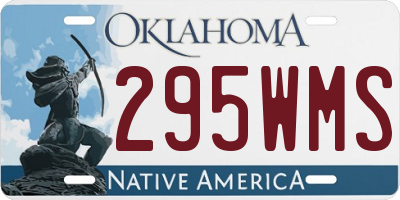 OK license plate 295WMS