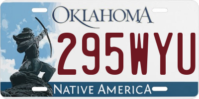 OK license plate 295WYU