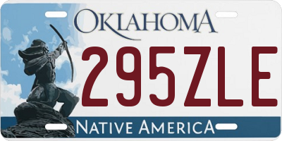 OK license plate 295ZLE