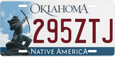 OK license plate 295ZTJ