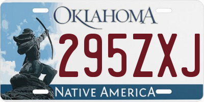 OK license plate 295ZXJ