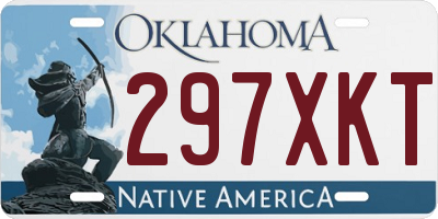 OK license plate 297XKT