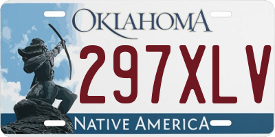 OK license plate 297XLV