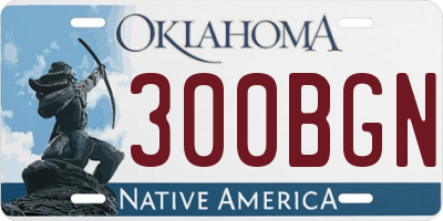 OK license plate 300BGN