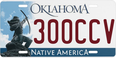 OK license plate 300CCV