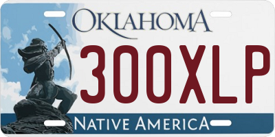 OK license plate 300XLP