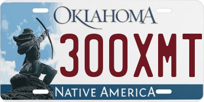 OK license plate 300XMT