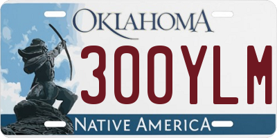 OK license plate 300YLM