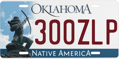 OK license plate 300ZLP