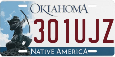 OK license plate 301UJZ
