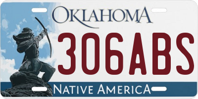 OK license plate 306ABS