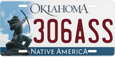 OK license plate 306ASS