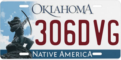 OK license plate 306DVG