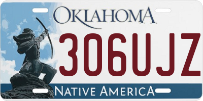 OK license plate 306UJZ
