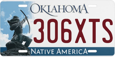 OK license plate 306XTS