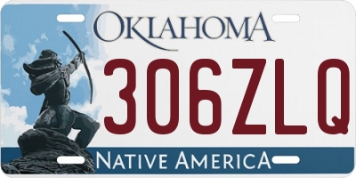 OK license plate 306ZLQ