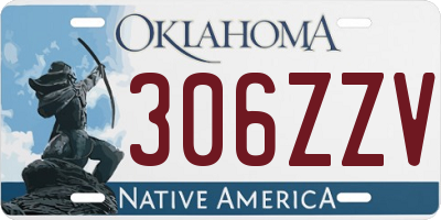 OK license plate 306ZZV