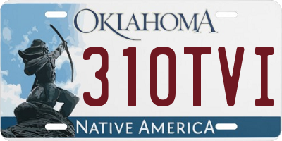 OK license plate 310TVI
