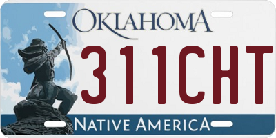 OK license plate 311CHT