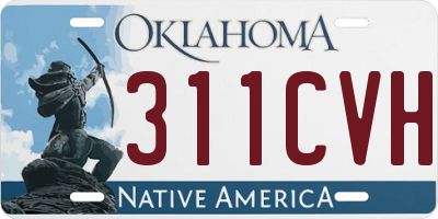 OK license plate 311CVH