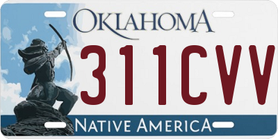 OK license plate 311CVV