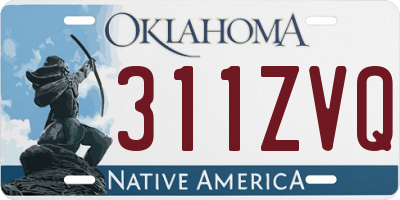 OK license plate 311ZVQ