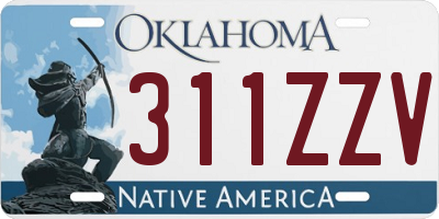 OK license plate 311ZZV