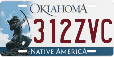 OK license plate 312ZVC