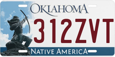 OK license plate 312ZVT