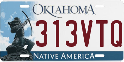 OK license plate 313VTQ