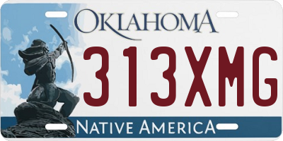 OK license plate 313XMG