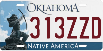 OK license plate 313ZZD