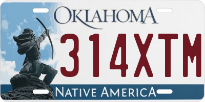 OK license plate 314XTM