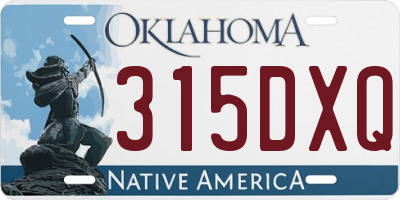 OK license plate 315DXQ
