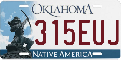 OK license plate 315EUJ