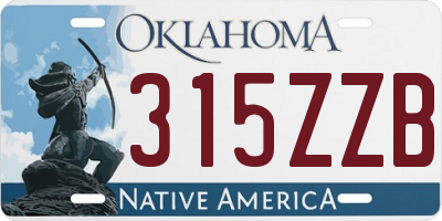 OK license plate 315ZZB