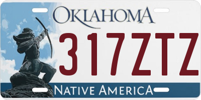 OK license plate 317ZTZ