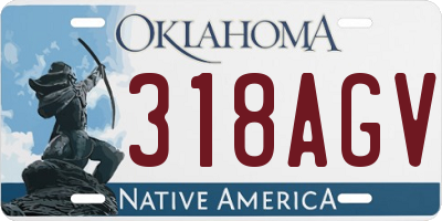 OK license plate 318AGV