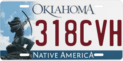 OK license plate 318CVH